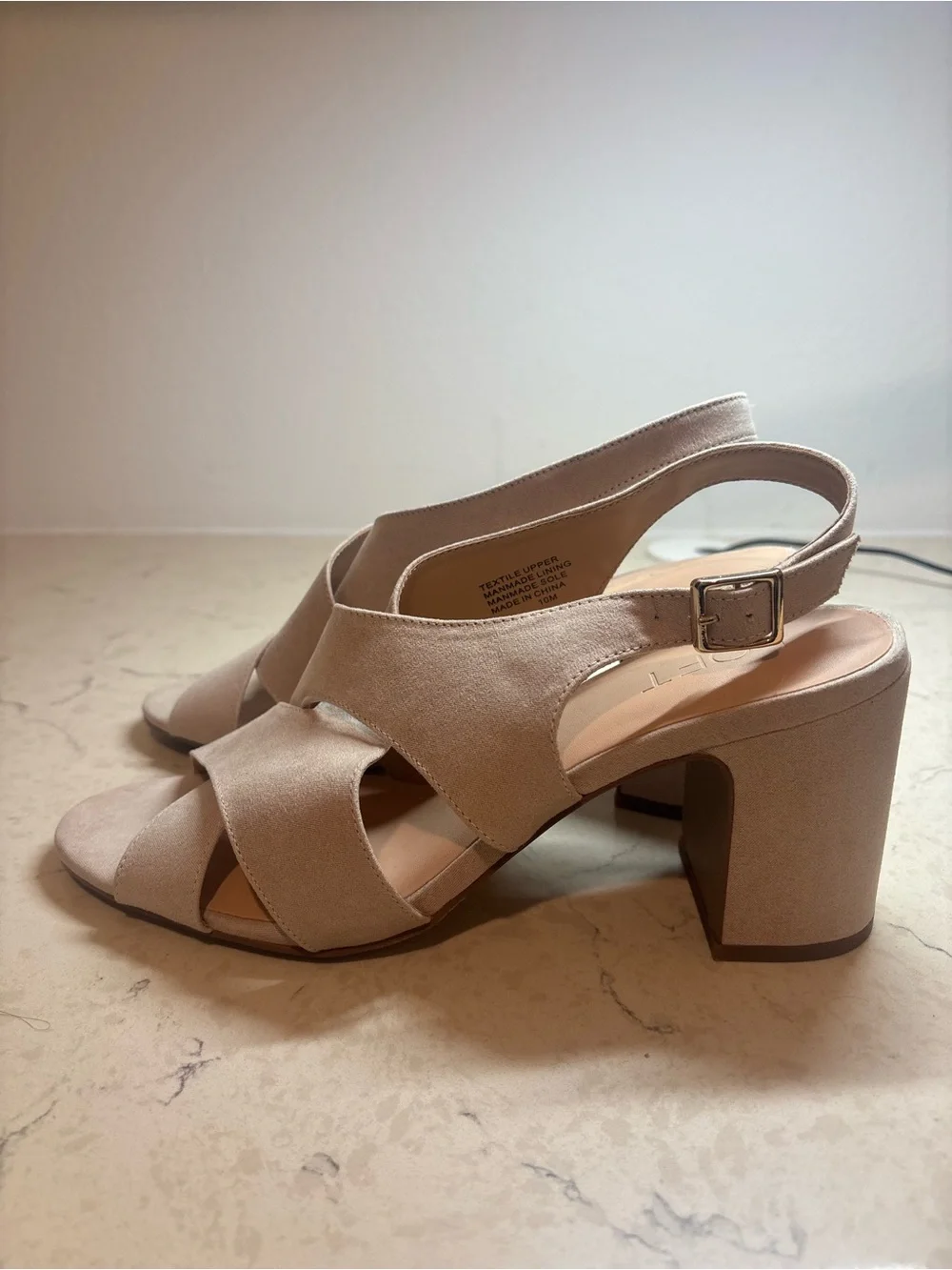 LOFT | Sude Crissross Slingbacks | Size 10 - Picture 2 of 6